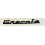 ABS-auto embleemikleebised Grecale logo jaoks, tagumine pagasiruum, saba t&auml;hekujuline m&auml;rk, auto k&uuml;lgmine kleebis, stiliseerimise muutmise tarvikud white
