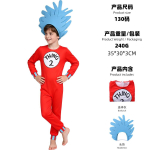N Halloweeni kass m&uuml;tsiga Dr. Seuss Ei. 1 nr. 2 Cosplay Kost&uuml;&uuml;m Kass Topatsiga Cosplay Kost&uuml;&uuml;m kids 120 red
