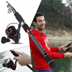 Sougayilangi &otilde;ngeritvad ja -rullid kombineeritud s&uuml;sinikkiust p&uuml;&uuml;gikepp ja CNC-ga t&ouml;&ouml;deldud spinningurull 1.8m&reel 2000