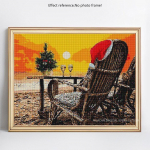 5D DIY Teemantmaal Mere&auml;&auml;rne Teemanttikandid T&auml;isekraanil maastik Rhinestone 20X30CM