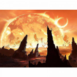 5D-teemantmaal, maastik T&auml;htpilt kividest ristpistes teemanttikandid kodukaunistus 20X30CM