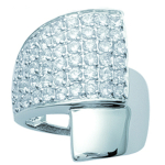 H&otilde;bes&otilde;rmus 'Marianne' h&otilde;bevalge (roodiumiga kaetud) - 27 mm 54 valge