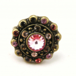 Les Tr&eacute;sors De Lily [F2655] - Bague Cr&eacute;ateur 'Kitch Plaisir' Rose Heleroosa
