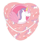 Les Tr&eacute;sors De Lily [Q8351] - metallist ehtekarp 'Licorne My Unicorn' roosa (s&uuml;da) - 7x7x4 cm Heleroosa