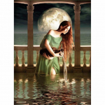 t&uuml;druk DIY 5D Mosaiik Teemantmaal Ristpistes figuur Teemanttikandid 20X30CM