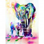 5D teemantmaaling elevant t&auml;isring puur loom uus saabumine teemanttikandid ristpistes 20X30CM