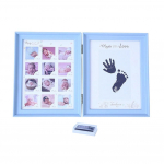 Imiku beebi k&auml;ej&auml;lg Esimese aasta pilt DIY pere m&auml;lupildiraam Live City Fashion kodukaunistus roosa