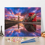 DIY v&auml;rvid numbrite j&auml;rgi &otilde;limaali komplekt L&otilde;uend DIY &otilde;limaal numbrite j&auml;rgi Seinakunsti kaunistused kodukinki kunstiks ja hobideks 40x50cm no frame