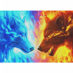 5D teemantmaaling Hundi ruut/&uuml;mmarguse ristpistega Teemanttikandid Loomad Helmed Piltide komplektid K&auml;sit&ouml;&ouml; kunst Kodukaunistus Full Round 20X30CM punane