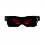 USB-laetavad LED-valgustiga prillid BT-prillid APP-juhtimine Nutikad prillid Moodsad helendavad punane
