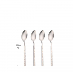 Vintage roostevabast terasest lauan&otilde;ude komplekt Nuga Kahvel Teelusikas S&ouml;&ouml;giriistade komplekt Romantilise ja luksusliku disainiga pulmah&otilde;be 4pc Tea Spoon h&otilde;be