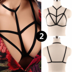 Uus Pentagrami v&ouml;&ouml; Sexy Ladies naiste keharakmed rinnahoidja rinnahoidja Bondage pesu rinnahoidja gooti stiilis sukapaela rihmahoidjad, rakmed naistepesu 2