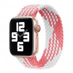 Punutud SOLO LOOP rihm Apple'i kellarihmale 45 mm 44 mm 41 mm 40 mm 38 mm 42 mm nailonist k&auml;ev&otilde;ru Correa iWatch Serie 3 4 5 SE 6 7 42/44/45MM (XS)