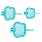 3 tk/komplekt &uuml;hev&auml;rviline isetegemine Suurep&auml;rane s&uuml;damekujuline Kasulikud plastist pelmeenivormid Pelmeenid Butterfly