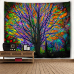 Big Tree Home Decor Gobel&auml;&auml;n Mandala N&otilde;idus Hiphop Gobel&auml;&auml;n Boho Decor Seinavaip A-153x102cm