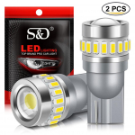 2tk W5W T10 LED CANBUS No Error 3030 3014 SMD Led Chips 194 168 auto salongi k&uuml;lgvalgusti automaatne pirnkaart kuppeltuled 12V lamp 6500K