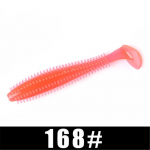 FTK Hedgehog Spikey Shad 90mm 120mm Fishing Pehme peibutis Merekurgi m&otilde;la ussiga silikoonvoobleri silindrilised s&ouml;&ouml;dad 90mm-4g-5pcs-003