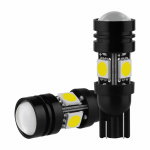 2 tk 1,5 W 4-LED T10 W5W CANBUS Corner 5050 SMDTech Xenon Super Bright Light 2 Pieces valge