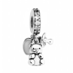 100% 925 h&otilde;bedast beebiaarded rippuvad v&otilde;luhelmed sobivad originaal moe k&auml;ev&otilde;ru Argent Charm h&otilde;be 925 ehetega