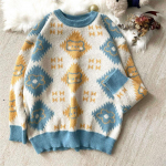 Jaapani pullover kampsun pehme piim retro karu avar kampsun mantel naiste s&uuml;gis ja talv o kaelaga vabaaja kampsun naiste topid One Size must