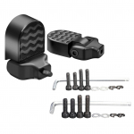 1 paar jalgrataste tagumised pedaalid jalatugi elektrilised jalgratta jalalabad Maastikujalgrataste tagumised pedaalid must