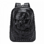 Retro Rivets seljakott naistele koljuga Gooti stiilis naastrehviga kotipakid Bookbag &Otilde;la v&auml;li reisikott h&otilde;bedane must