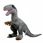 Armas Velociraptori pehmem&auml;nguasi Realistlik simulatsioonidinosauruse loom Pehme nukk lastele t&auml;iskasvanutele kingituseks 26cm hall