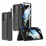 Koputusvastased karastatud klaasist kilega &uuml;mbrised Samsung Galaxy Z Fold 4 5g Fold4 Fold 3 Fold3 Full Body Randmepaela telefonikott Capa jaoks no pen s&uuml;sinikkiust must v&auml;rv
