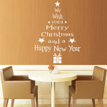 J&otilde;ulupuu seinakleebised Kiri vin&uuml;&uuml;list seinakleebis Loov seinakleebis Eemaldatav kunst seinapaber magamistoa elutuppa One Size punane