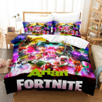 3D koomiksim&auml;nguseeria voodipesukomplekt Mini maailm tr&uuml;kitud suletekk ja padjap&uuml;&uuml;r 2/3 t&uuml;kki lastetoa t&auml;issuuruses kodukaunistus Baby 100x135cm