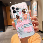 Telefoni&uuml;mbris Iphone 14 Pro Max 13 12 11 Pro Max Xs Xr X 12mini 7 8 Plus Se Super Mom Baby Girl Case Funda jaoks iphone 11ProMax