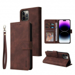Rahakott Zzxx Magnetic koos /paelaga klapiga nahk&uuml;mbrisega Iphone 14 Pro Max 13 Pro Max 12 Pro Max 11 Pro X Xr Xs Max 8 7 6 6s Plus jaoks iPhone 12 Mini kohv