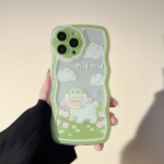 Grassland Cute Cartoon Sheep Laineline K&auml;ev&otilde;ru 3D Telefoni &Uuml;mbris Silikoonist Capa For Iphone 13 Pro Max 12 11 X Xr Xsmax 8 7 Plus Cover For iphone 12pro