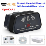 Vgate iCar2 obd2 bluetooth skanner ELM327 V2.2 obd 2 wifi icar 2 autot&ouml;&ouml;riistad elm 327 android/PC/IOS koodilugejale ICAR2 Bluetooth