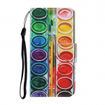 Nahk&uuml;mbris Samsung Galaxy A12 A32 A42 A52 A72 A02s S21 Plus Butterfly Animal maalitud raamatustatiiv Flip nahast telefonikaas For A02S