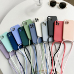 54 34 14 &uuml;mbris Crossbody kaelakee rihma n&ouml;&ouml;riga telefoni&uuml;mbris Samsung Galaxy A14 A34 A54 5G A24 &uuml;hev&auml;rviline matt pehme silikoonist p&otilde;rutuskindel &uuml;mbris for samsung A14 hall