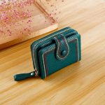 Naiste rahakott Moodne tikandiga organikott naistele t&uuml;drukutele V&auml;ike Hasp &otilde;huke m&uuml;nditaskukott Naiste disainiga rahakotid roheline