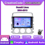 Suzuki Liana 2004-2013 jaoks koos nupu nupuga Android autoraadio multimeediumipleier Navigatsioon stereo GPS 2 Din Carplay 2+32GB 2+32GB