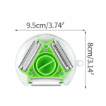 K&ouml;&ouml;gi kodune kartulikoorimist&ouml;&ouml;riist Kolm-&uuml;hes multifunktsionaalne p&ouml;&ouml;rlev koorimisnuga, traath&ouml;&ouml;vel, koorimist&ouml;&ouml;riist, k&ouml;&ouml;gitarbed punane