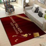 Klassikaline viski Johnnie Walker vaip ja vaip, baar elutuba magamistuba, suur ala pehme vaip, veranda voodi&auml;&auml;rne libisemisvastane matt 120cm x 160cm