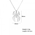 Mood Spider Ripats Kaelakee Meeste &Auml;mblik Kaelakee Meeste Choker Box kett roostevabast terasest Ehted Kingitused Punk
