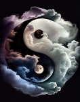 Ying Yang teemantmaal Tai Chi kirsi&otilde;ie maastikud 5D teemanttikandid t&auml;ispuur-ristpistekomplektid loomapuu Full Round 60x80CM