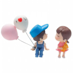 Loovus Autotarvikud Armsad koomiksipaarid M&auml;rulikujud Kujukesed &Otilde;hupallide ornament Auto sisustus mitmev&auml;rviline