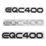 3D Letters ABS Chrome EQC400 4MATICi embleemi kleebised EQC 400 tagumise pagasiruumi auto kujundamiseks EQC 400 must
