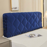 K&otilde;ik hinnas paksu sametist voodipeatsi kate Pehme korallifliisist tepitud voodipeakate &uuml;hev&auml;rviline valge voodi seljakaitse kate W150cm x H70cm