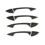 S&uuml;sinikkiust tekstuuriga auto v&auml;lisukse k&auml;epide / kausikaane &auml;&auml;ris Mercedes Benz CE GLK ML CLA klassi W166 W117 X204 W204 W212 jaoks door handle trim black