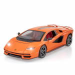 1/24 Scale Lambo LPI800-4 sulamist survevalatud automudeli m&auml;nguasjad, tagasit&otilde;mmatav s&otilde;iduk heli ja valgusega lastele t&auml;iskasvanutele m&otilde;eldud kingituste kollektsioon 1/24-21x9.6x5cm oranž
