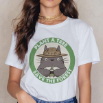 Totoro Studio Ghibli T-s&auml;rk Naiste Harajuku Ullzang T-s&auml;rk Mood Anime T-s&auml;rk Naljakas multifilmi s&auml;rgid Naiste topsid S