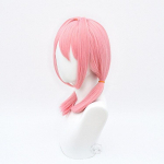 Anime Sinine M&uuml;rk Cosplay Parukas M&auml;ng Arknights Roosa Kaksikpatsid Kuumuskindel S&uuml;nteetiline Juus Peruca Anime Kost&uuml;&uuml;mi Parukad One Size roosa