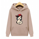 S&uuml;gis- ja talv uus isikup&auml;rastatud tr&uuml;kitud naiste avatar Riietus Meeste ja naiste kapuutsioni armastajad Pullover Jogging Spordikapuuts S parkkoor